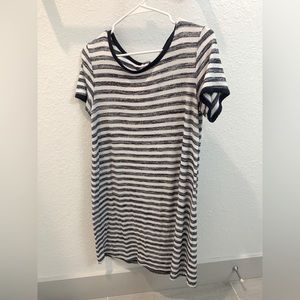 Blue & White Stripe Dress